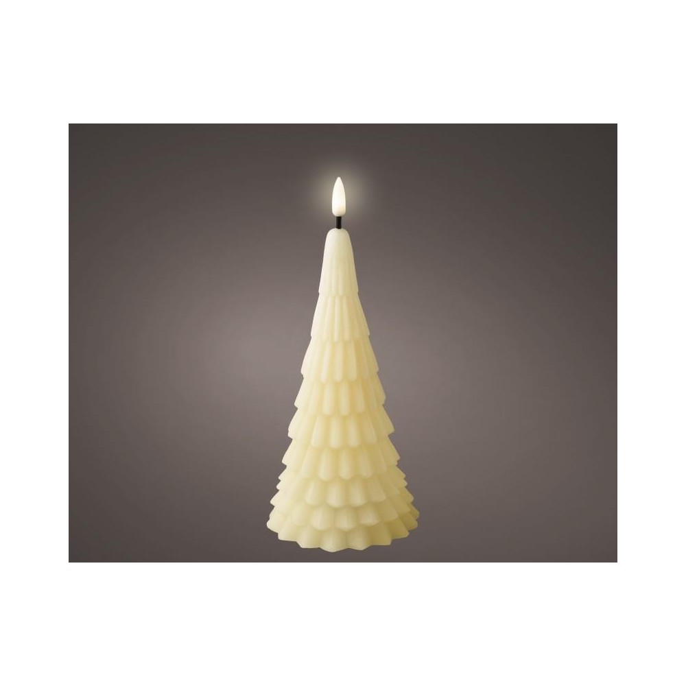 CANDELA ALBERO CON LED IVORY H